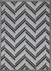 Koberec Lagos 1088 GREY – sivý obdĺžnik so vzorom Rozmer: 200x290 cm