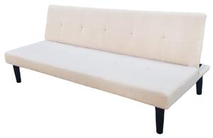Rozkladacia pohovka BestBerg BBSB-10LB / prémiová plyš / béžová