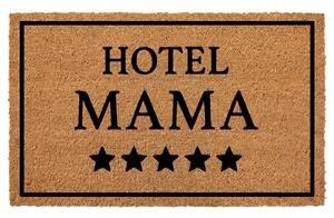 Hnedá kokosocá rohožka Mama Hotel - 75*45*1 cm - Clayre & Eef