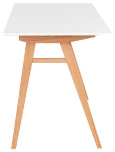 Písací stôl VUJINS prírodná/biela