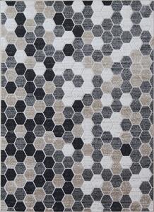 Koberec Lagos 1675 BEIGE – béžový obdĺžnikový so vzorom Rozmer: 160x220 cm