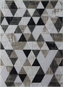 Koberec Lagos 1700 BEIGE – béžový so sivočiernym vzorom, obdĺžnik Rozmer: 140x190 cm
