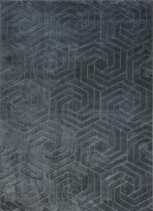 Koberec Zen Garden 2401 Dark Grey – sivý s geometrickým vzorom Rozmer: 60x100 cm