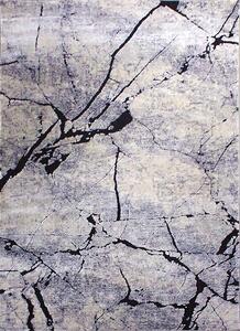 Koberec Verona 5260 GREY – sivý shaggy s jemným vzorom Rozmer: 80x150 cm
