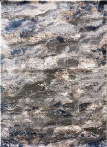 Koberec Mitra 3001 NAVY – námornícky modrý s dekoratívnym vzorom Rozmer: 140x190 cm
