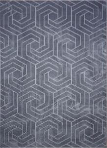 Koberec Zen Garden 2401 GREY – sivý obdĺžnikový s vzorom Rozmer: 60x100 cm