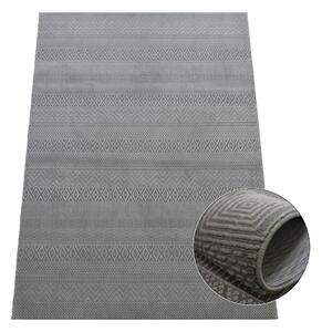 Koberec Zurich 1901 GREY – sivý obdĺžnikový koberec so vzorom Rozmer: 60x100 cm