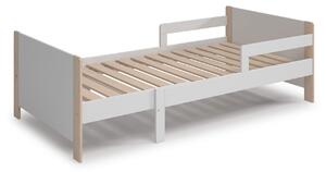 MUZZA Rastúca detská posteľ liwia 90 x 140 (190) cm biela