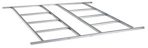 Základňa BBSH-4 pre záhradný domček BestBerg ZDSL-4 / 116 x 216 cm / oceľ / strieborná
