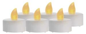 EMOS Čajové sviečky LED dekorácie Robi 6 ks bielej