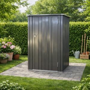 Záhradný domček BestBerg BBSH-001G / 0,93 m² / 90 x 160 x 103 cm / sivá