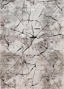Oválny koberec Miami 129 BEIGE – béžový so vzorom Rozmer: 160x220 cm