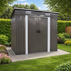 Záhradný domček BestBerg BBSH-407G / 2,8 m² / 130 x 213 x 191 cm / sivá
