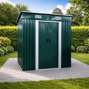 Záhradný domček BestBerg BBSH-406GN / 2,25 m² / 121 x 194 x 192 cm / zelená