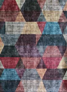 Koberec Porte 2032 MULTI – viacfarebný so vzorom, 100% polyester Rozmer: 50x80 cm