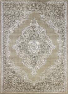 Koberec Elite 3935 béžový so vzorom – obdĺžnikový vintage Rozmer: 60x100 cm