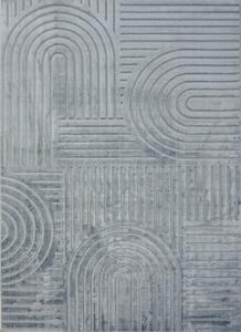 Koberec Zen Garden 2405 BLUE – modrý obdĺžnikový s vzorom Rozmer: 60x100 cm