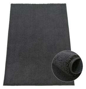 Koberec Oslo 7000 Dark Grey – sivý shaggy obdĺžnik Rozmer: 80x150 cm