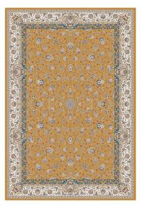 Koberec Sultan 1200 Gold – žltý obdĺžnik s orientálnym vzorom Rozmer: 150x225 cm