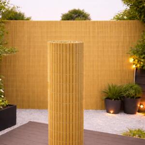 Umelá PVC rákosová rohož/zástena BestBerg BBGD-23Y / 2 × 3 m / prírodná