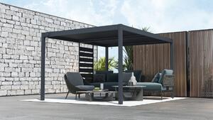 Bočná zástena pre bioklimatickú pergolu BestBerg BBP-ACG / 92 × 203 cm / sivá