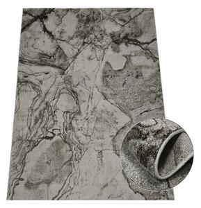 Koberec Wenus 7770 GREY – sivý koberec s abstraktným vzorom Rozmer: 120x180 cm