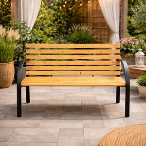 Záhradná lavička BestBerg BBGF-269 / 122 × 60 × 80 cm / drevo