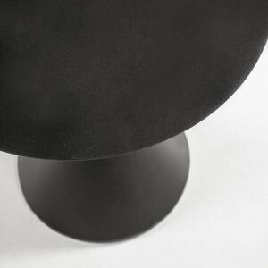 MUZZA Odkladací stolík naniy Ø 48 cm čierny