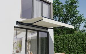Elektrická markíza s LED osvetlením BestBerg BBSU-EL295BG / 295 × 250 cm / béžová