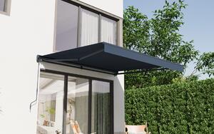 Elektrická markíza BestBerg BBSU-E350CG / 350 × 300 cm / sivá
