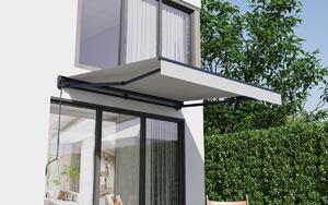 Elektrická markíza BestBerg BBSU-E295LG / 295 × 250 cm / svetlo sivá