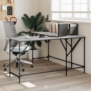 Rohový písací stôl BestBerg 837585 / 149 x 149 x 75 cm / sivý dub sonoma
