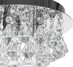 Toolight - Stropná lampa Crystal - chróm - APP1039-3C