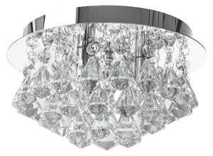 Toolight - Stropná lampa Crystal - chróm - APP1039-3C
