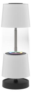 LED RGBW stmievateľná vonkajšia nabíjateľná stolná lampa LED/2W/5V IP44 1200 mAh sivá