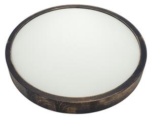 Brilagi - LED stropné svietidlo CARVALHO SLIM SMOKEY LED/36W/230V dub, priemer 37,5 cm