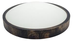 Brilagi - LED stropné svietidlo CARVALHO SLIM SMOKEY LED/36W/230V dub, priemer 37,5 cm