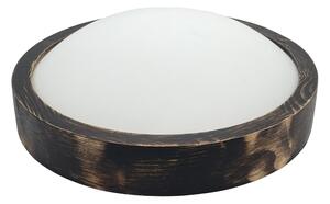 Brilagi - Stropné svietidlo CARVALHO SLIM SMOKEY 1xE27/60W/230V, dubové, priemer 27,5 cm