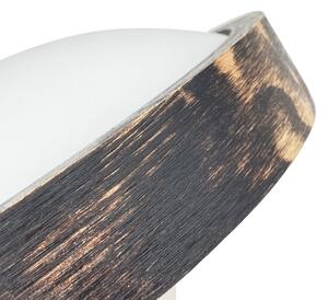 LED stropné svietidlo OAK SMOKY SLIM LED/20W/230V 4000K pr. 27 cm dub/tmavohnedá