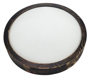 Brilagi - Stropné svietidlo CARVALHO SLIM SMOKEY 1xE27/60W/230V, dubové, priemer 27,5 cm