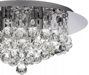 Toolight - Stropná lampa Crystal Glamour - chróm - APP403-C