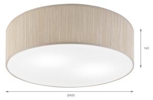 Stropné svietidlo SIRJA 2xE27/15W/230V priemer 45 cm béžová