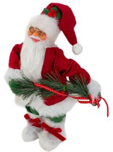 Tutumi - Vianočná postavička Santa Claus - pestrá - 30 cm
