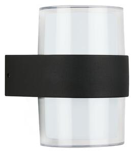 Telefunken 320405TF - Vonkajšie nástenné LED svietidlo 2xLED/8W/230V IP44 čierne