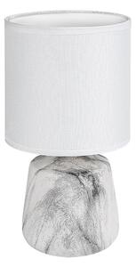 Biela stolová lampa Nalisa pre žiarovku E14 – LED lampičky a baterky > Stolové LED lampičky