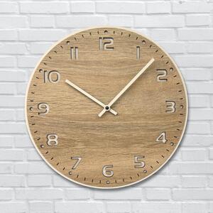 Karlsdesign.sk - Drevené nástenné hodiny - CLASSIC II White - 30cm - Biela