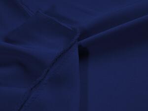 Dekoračná jednofarebná látka Rongo RG-063 Polnočná modrá - šírka 150 cm