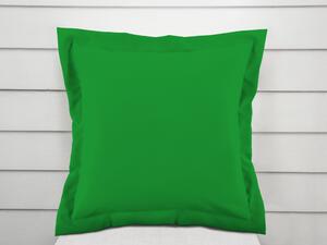 Biante Dekoračná obliečka na vankúš s lemom Rongo RG-061 Sýto zelená 45 x 45 cm