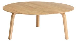 Konferenčný stolík Bella Ø80 x 32, Lacquered Oak – HAY