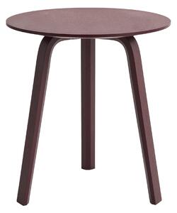 Odkladací stolík Bella Ø45 x 49, Dark Bordeaux – HAY